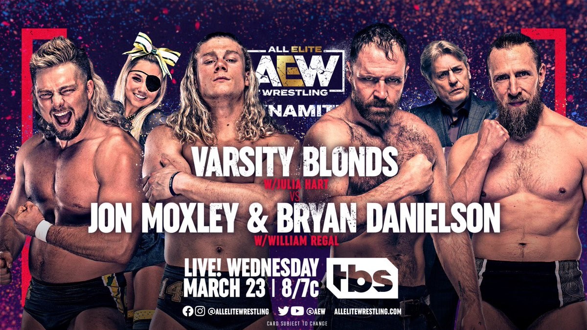 All Elite Wrestling Anuncia La Cartelera Del De Marzo De Aew Dynamite