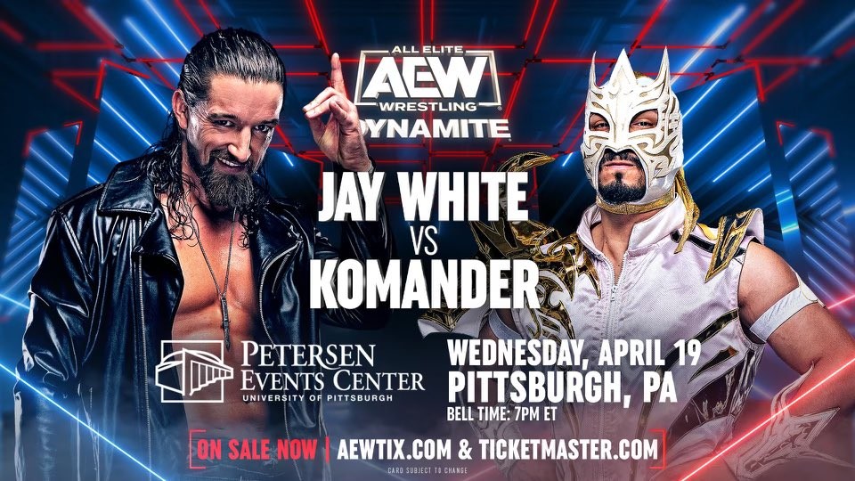 All Elite Wrestling Anuncia La Cartelera Del 19 De Abril De AEW Dynamite