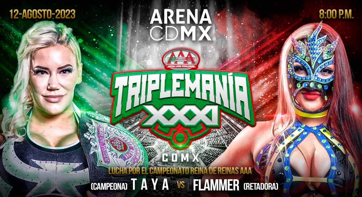 Taya Valkyrie regresa a Lucha Libre AAA en Triplemanía XXXI CDMX