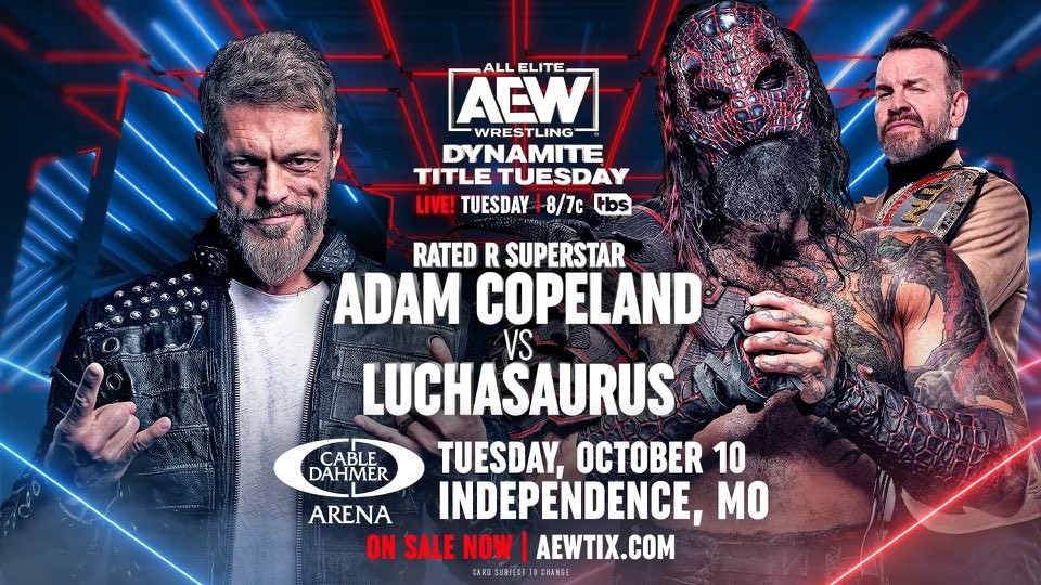 All Elite Wrestling Anuncia La Cartelera De Aew Dynamite Title Tuesday