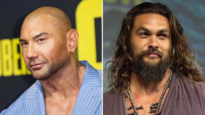 Batista y Jason Momoa