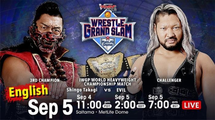 NJPW cartelera WRESTLE GRAND SLAM in MetLife Dome