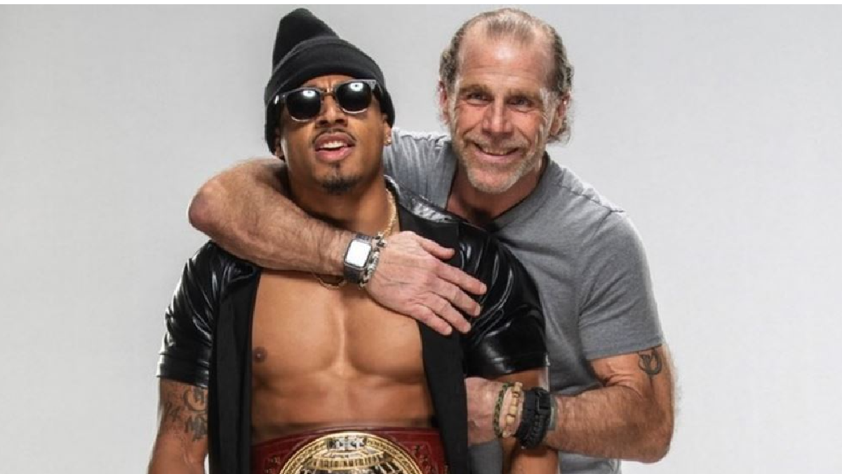 Shawn Michaels y Carmelo Hayes