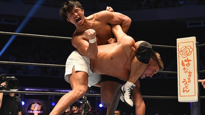 Katsuyori Shibata y Zack Sabre Jr.