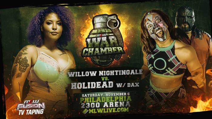 Willow Nightingale vs Holidead MLW War Chamber