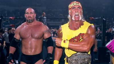 Goldberg y Hulk Hogan