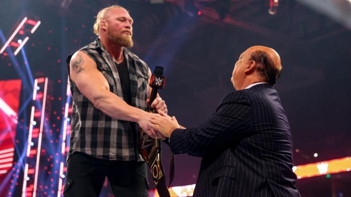 Paul Heyman y Brock Lesnar