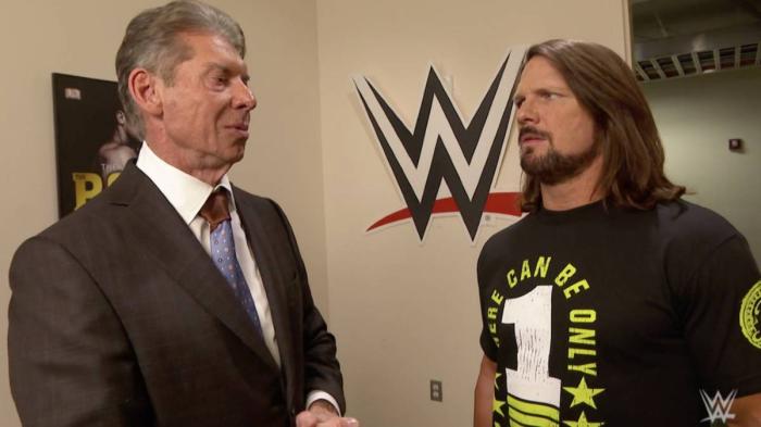 AJ Styles y Vince McMahon