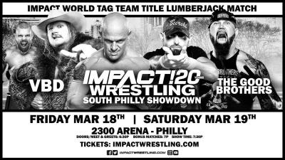Lumberjack Match por el Campeonato por Parejas de Impact Wrestling