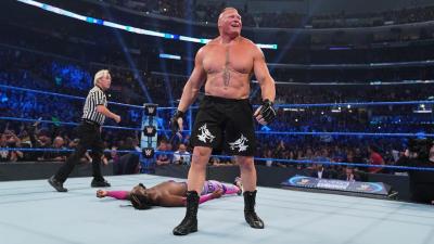 Brock Lesnar y Kofi Kingston