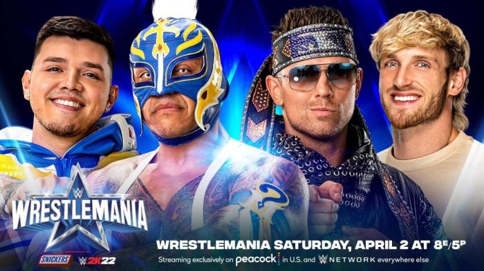 The Mysterios vs. The Miz y Logan Paul