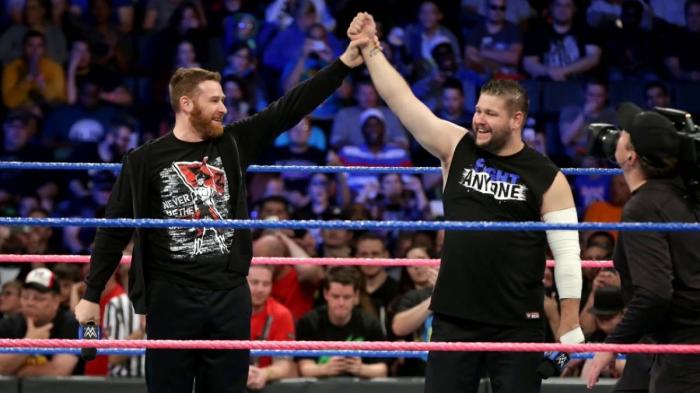 Sami Zayn y Kevin owens