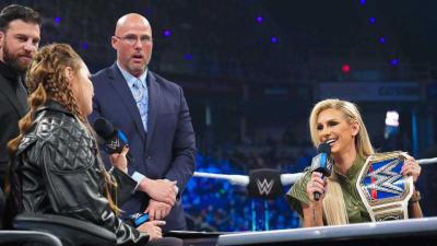 Charlotte Flair y Ronda Rousey (WWE)