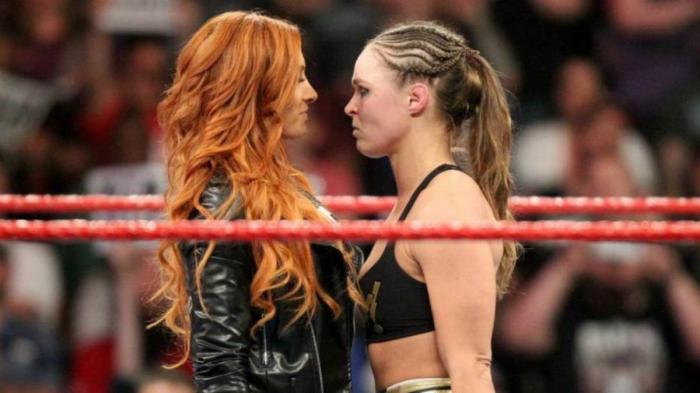 Becky Lynch Ronda Rousey