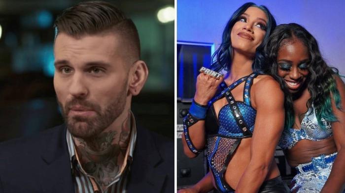 Corey Graves, Sasha Banks y Naomi