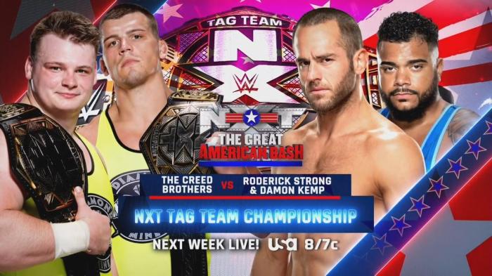 WWE NXT Great American Bash