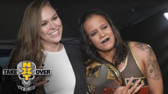 Shayna Baszler y Ronda Rousey