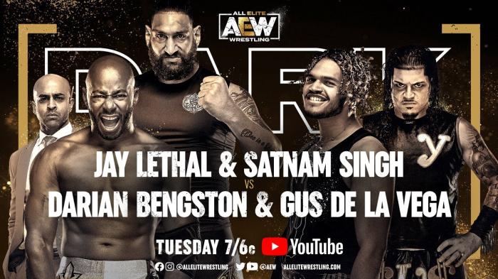 All Elite Wrestling anuncia la cartelera del 5 de julio de AEW Dark