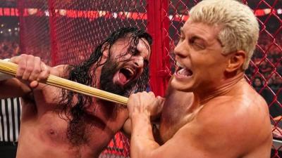 Cody Rhodes y Seth Rollins