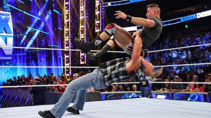 Brock Lesnar y Theory (WWE SmackDown)