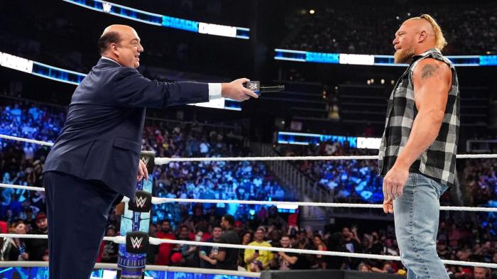 Paul Heyman y Brock Lesnar (WWE SmackDown)