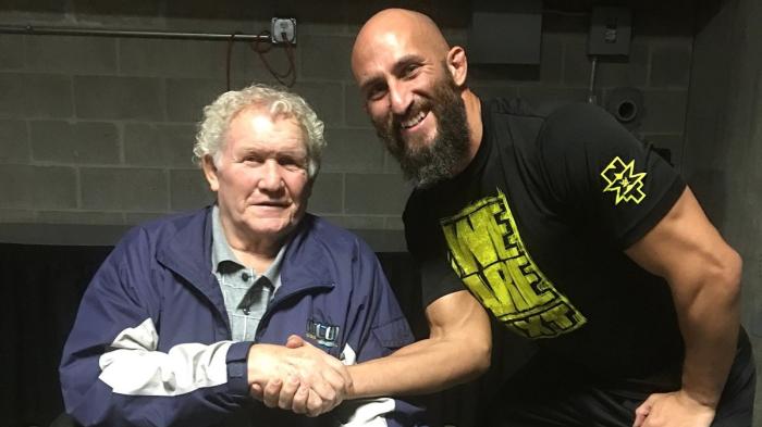 Tommaso Ciampa y Harley Race