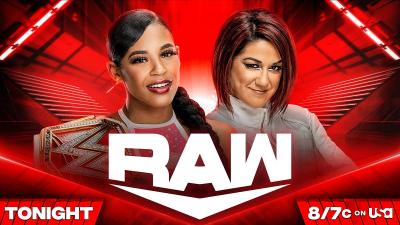 Bianca Belair y Bayley (WWE Raw)