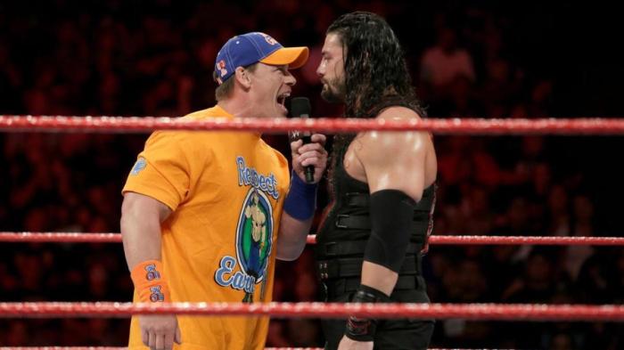 Roman Reigns y John Cena