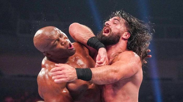 Bobby Lashley y Seth Rollins