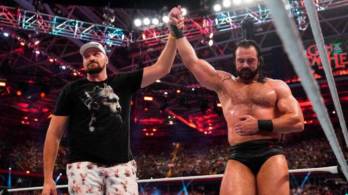 Drew McIntyre y Tyson Fury