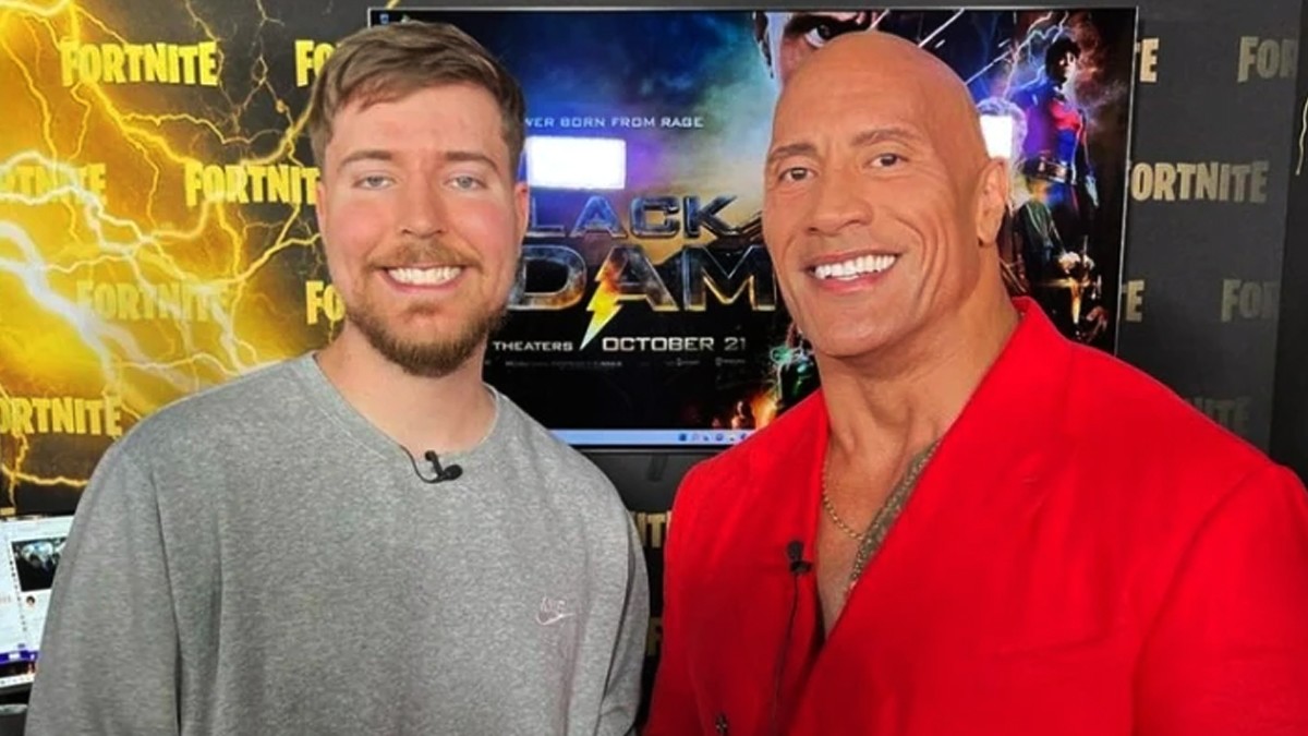 The Rock y Mr. Beast se unen a favor de Make-A-Wish