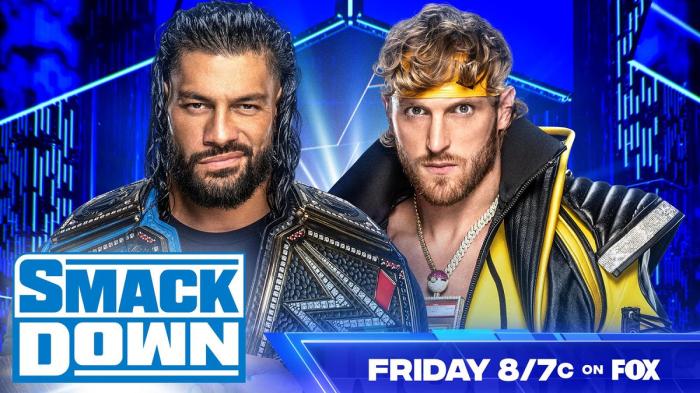 Roman Reigns y Logan  Paul (WWE SmackDown)