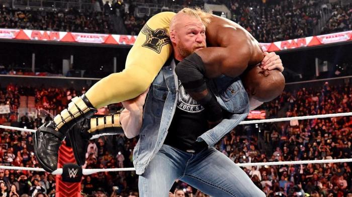 Brock Lesnar y Bobby Lashley