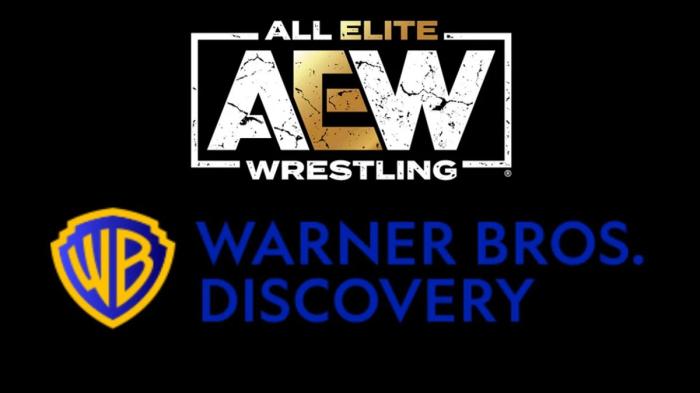 Logos AEW y Warner Bros. Discovery