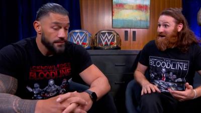 Roman Reigns y Sami Zayn