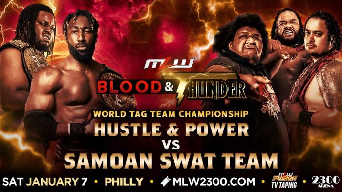 Hustle & Power vs. Samoan SWAT Team MLW Blood & Thunder 2023