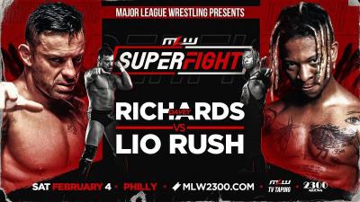 Davey Richards vs. Lio Rush MLW SuperFight 2023