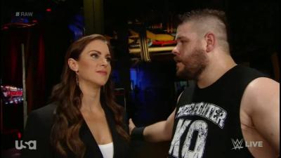 Kevin Owens & Stephanie McMahon