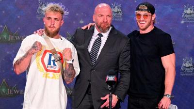 Jake Paul, Triple H, Logan Paul