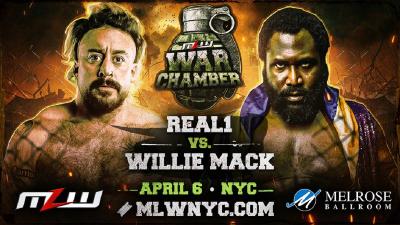 Real 1 vs. Willie Mack MLW War Chamber 2023