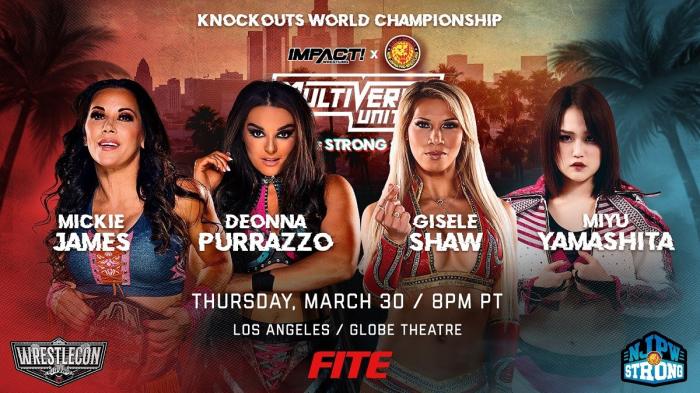 IMPACT Wrestling anuncia una lucha Four Way por el Campeonato Mundial de las Knockouts en Multiverse United