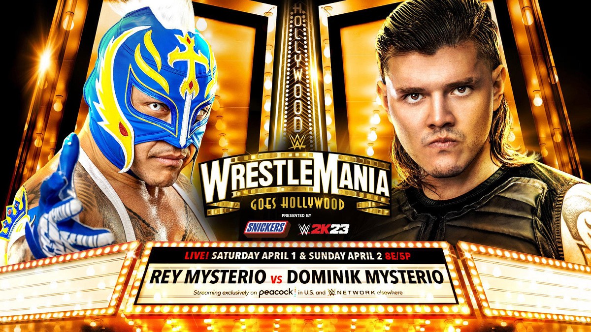 Rey Mysterio se enfrentará a su hijo Dominik en WrestleMania 39