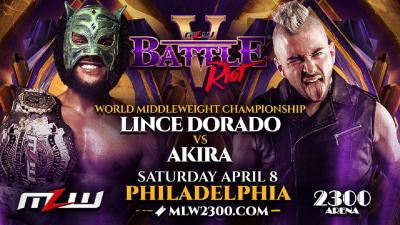 Lince Dorado vs. AKIRA MLW Battle Riot V