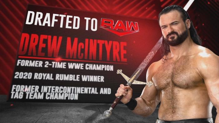 Drew McIntyre es seleccionado para RAW en el WWE Draft