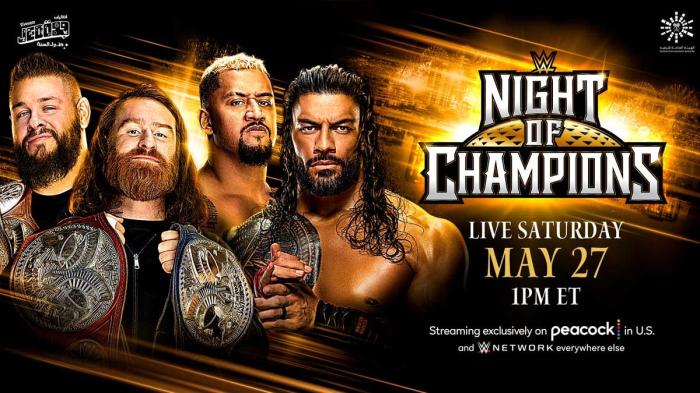 Roman Reigns y Solo Sikoa enfrentarán a Sami Zayn y Kevin Owens en Night of Champions 2023