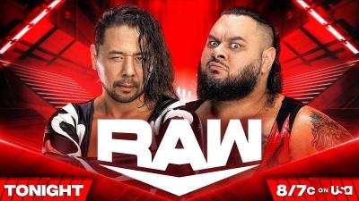 Shinsuke Nakamura vs. Bronson Reed (WWE Raw)