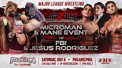 Microman y The Mane Event vs. The FBI y Jesús Rodíguez MLW Fusion