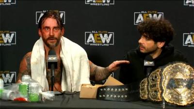 Tony Khan y CM Punk