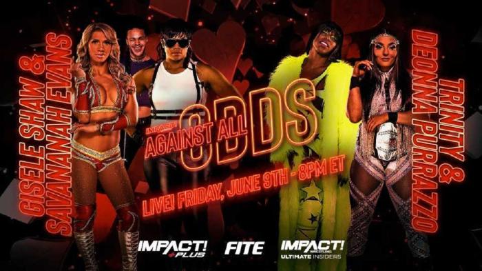 Gisele Shaw y Savannah Evans vs. Trinity y Deonna Purrazzo