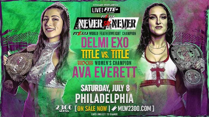 Delmi Exo va. Ava Everett MLW Never Say Never 2023